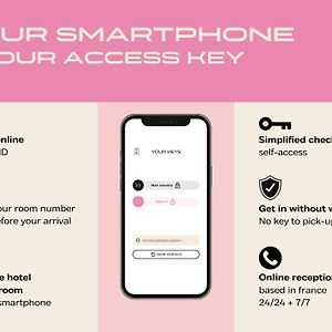 Hotel Fernand - Entree Autonome, Reception En Ligne - Encore Mieux