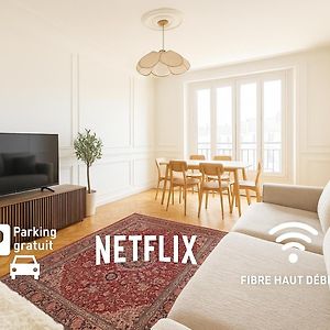 Spacieux Appartement,3 Lits, Coeur Dijon Avec Parking Gratuit