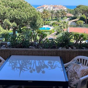 Antibes Secured Parc Velusine With Private Parking, Terrace, Pools And Tennis Courts.
