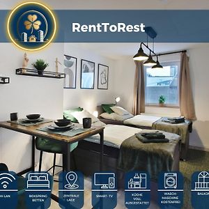 Rtr Essen - Fuer Bis Zu 2 Personen - Voll Ausgestattet - Balkon - Zentral Limbecker Platz - Messe - Uniklinikum - Smart Tv - Modern