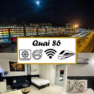 Quai 86 - Studio Climatise Avec Parking, Proche Gare & Centre