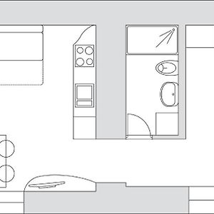 Appartement à 1 Chambre à Coucher
