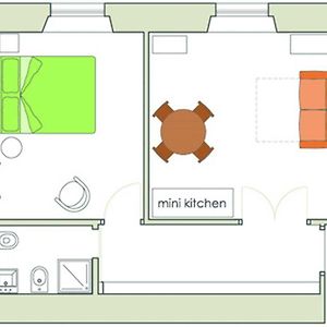 Appartement à 1 Chambre à Coucher