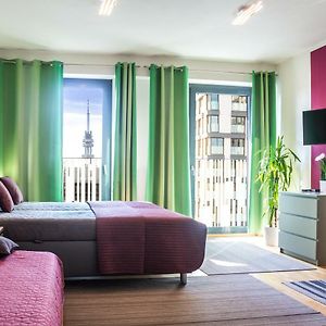 Prague Apartment In Residential Tower - Parking