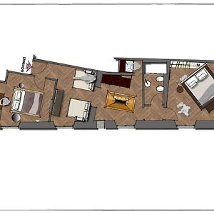 Appartement à 2 Chambres à Coucher