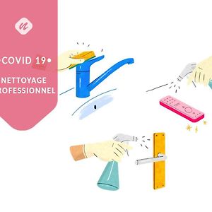 Studio Méan near Airbus&Chantiers Atlantique - wifi - parking